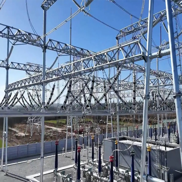 Gantry Steel Pole SubstationTransformer Structures forElectrical Power Gantry Steel Pole SubstationTransformer Structures forElectrical Power